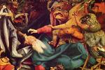 Matthias Grünewald, la tentation de Saint Antoine (détail), 1512-1516